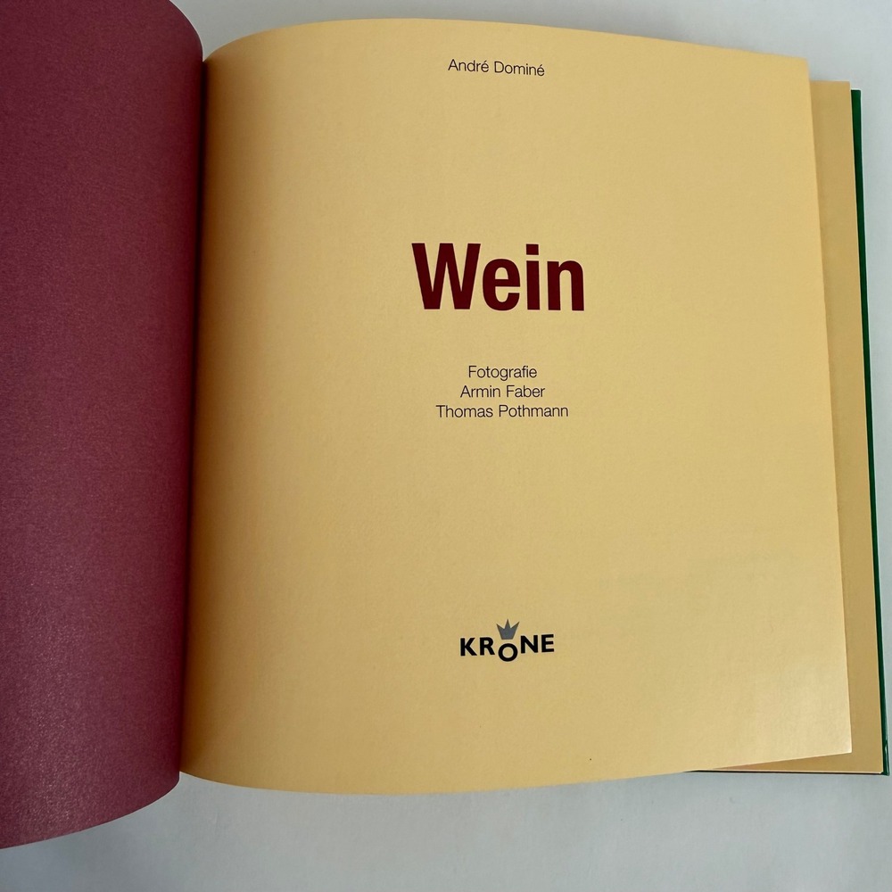 Alles Über Wein André Dominé Hardcover Wine Guide‎ German Illustrated 2003 - Picture 2 of 5